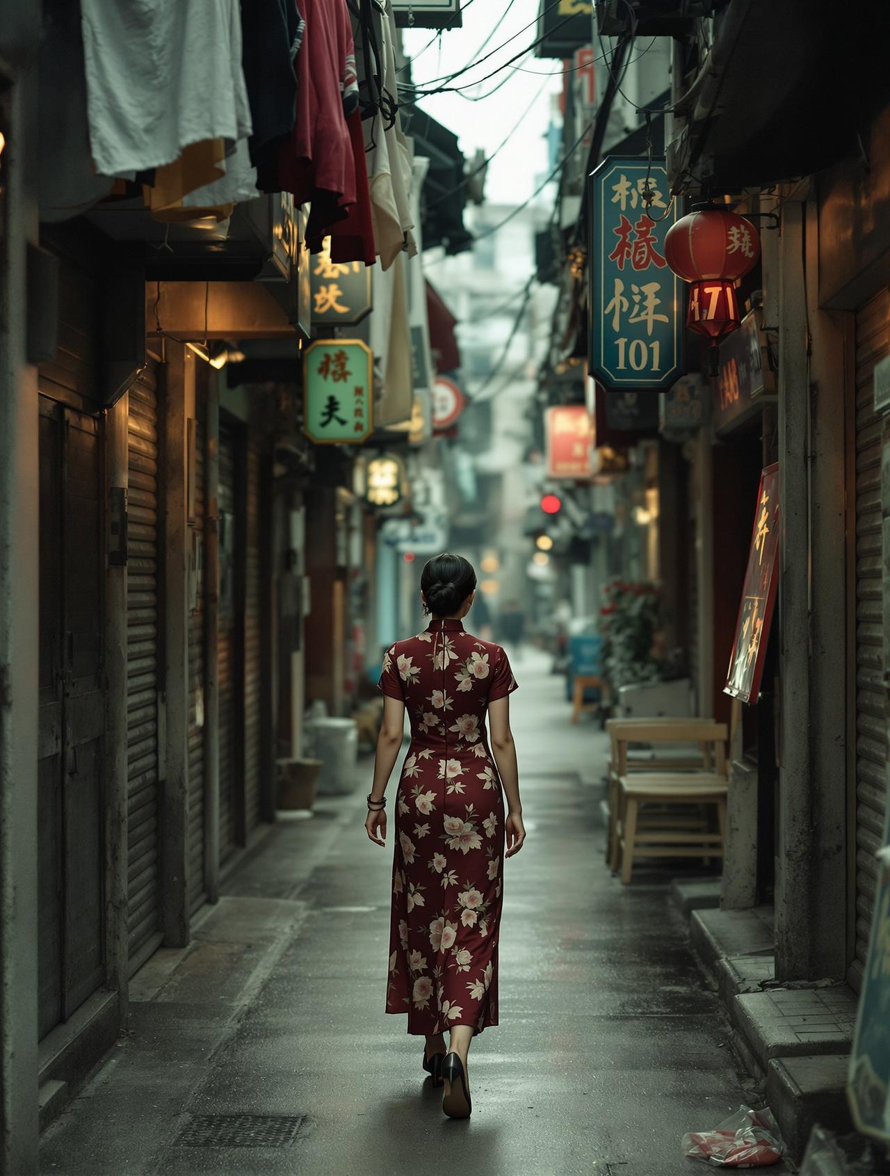 福利姬写真港风写真写真作品《老街故事》